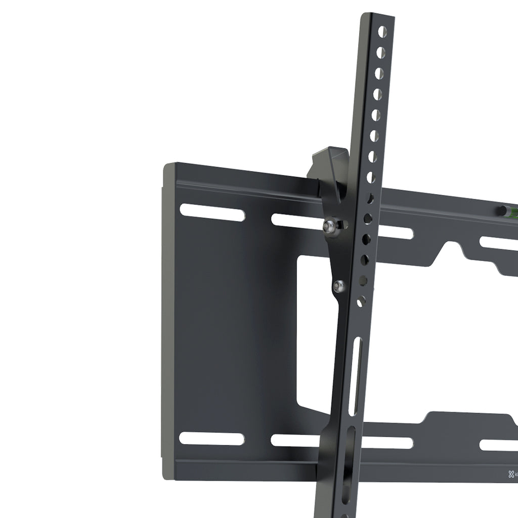Klip Xtreme KTM-352 - Abrazadera - perfil bajo - para pantalla plana curva - bloqueable - acero - negro - tamaño de pantalla: 37"-80" - se puede instalar en la pared