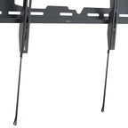 Klip Xtreme KTM-352 - Abrazadera - perfil bajo - para pantalla plana curva - bloqueable - acero - negro - tamaño de pantalla: 37"-80" - se puede instalar en la pared