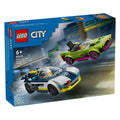 LEGO City 60415 - Persecución de Coches de Policía y Autos Deportivos