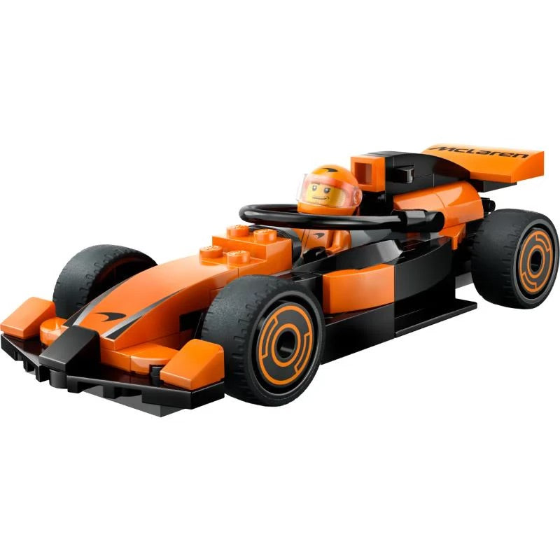 LEGO City 60442 - Piloto de F1 con Coche de Carreras Mclaren