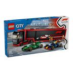 LEGO City 60445 - Camión de F1 con Coches Rb20 Amr24
