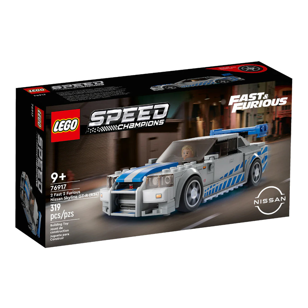 LEGO Speed Champions 76917 - 2 Rápidos 2 Furiosos Nissan Skyline Gtr (r34)