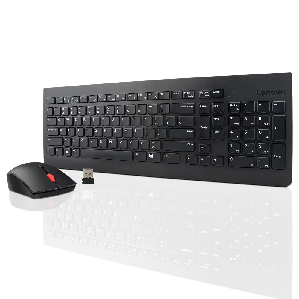 Lenovo - Keyboard and mouse set - Spanish - Wireless - 510