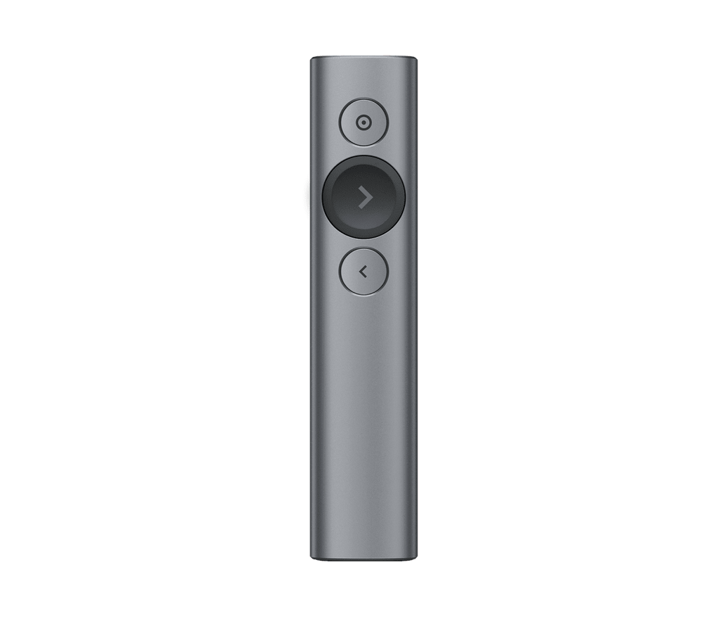 Logitech Spotlight - Control remoto para presentaciones - 3 botones - pizarra