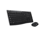 Logitech Wireless Combo MK270 - Juego de teclado y ratón - 2.4 GHz en Español
