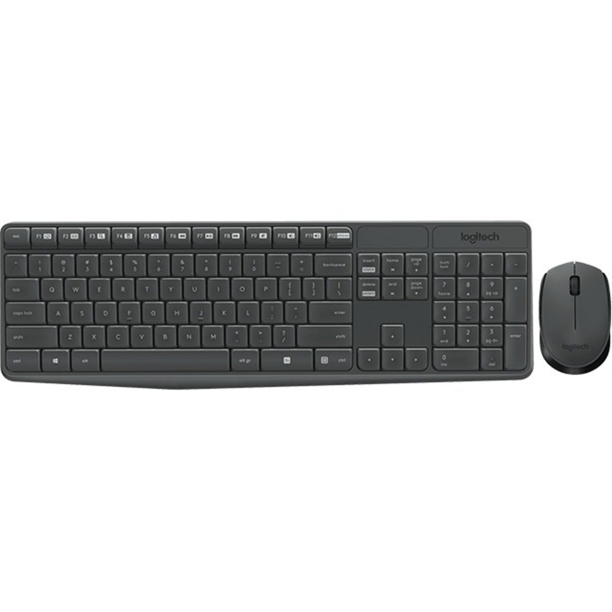 Logitech - Juego de teclado y ratón - MK235 - Español - Inalámbrico - USB - Negro