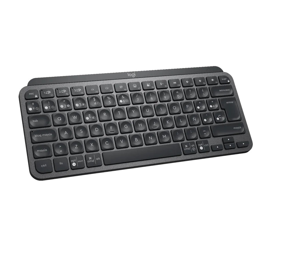 Logitech MX Keys Mini - Teclado - Inalámbrico - Español - USB / Bluetooth - Ergonomic Design - Grafito