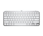 Logitech MX Keys Mini - Teclado - Inalámbrico - Español - USB / Bluetooth 5.0 / Bluetooth - Ergonomic Design - Gris pálido
