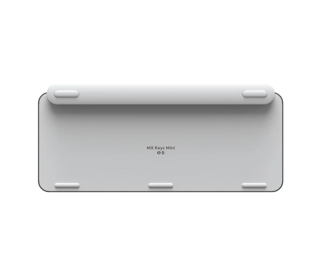Logitech MX Keys Mini - Teclado - Inalámbrico - Español - USB / Bluetooth 5.0 / Bluetooth - Ergonomic Design - Gris pálido