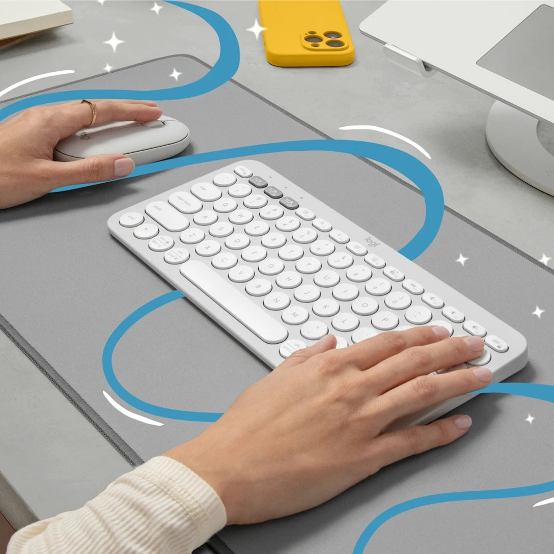 Logitech - Keyboard - Wireless - White