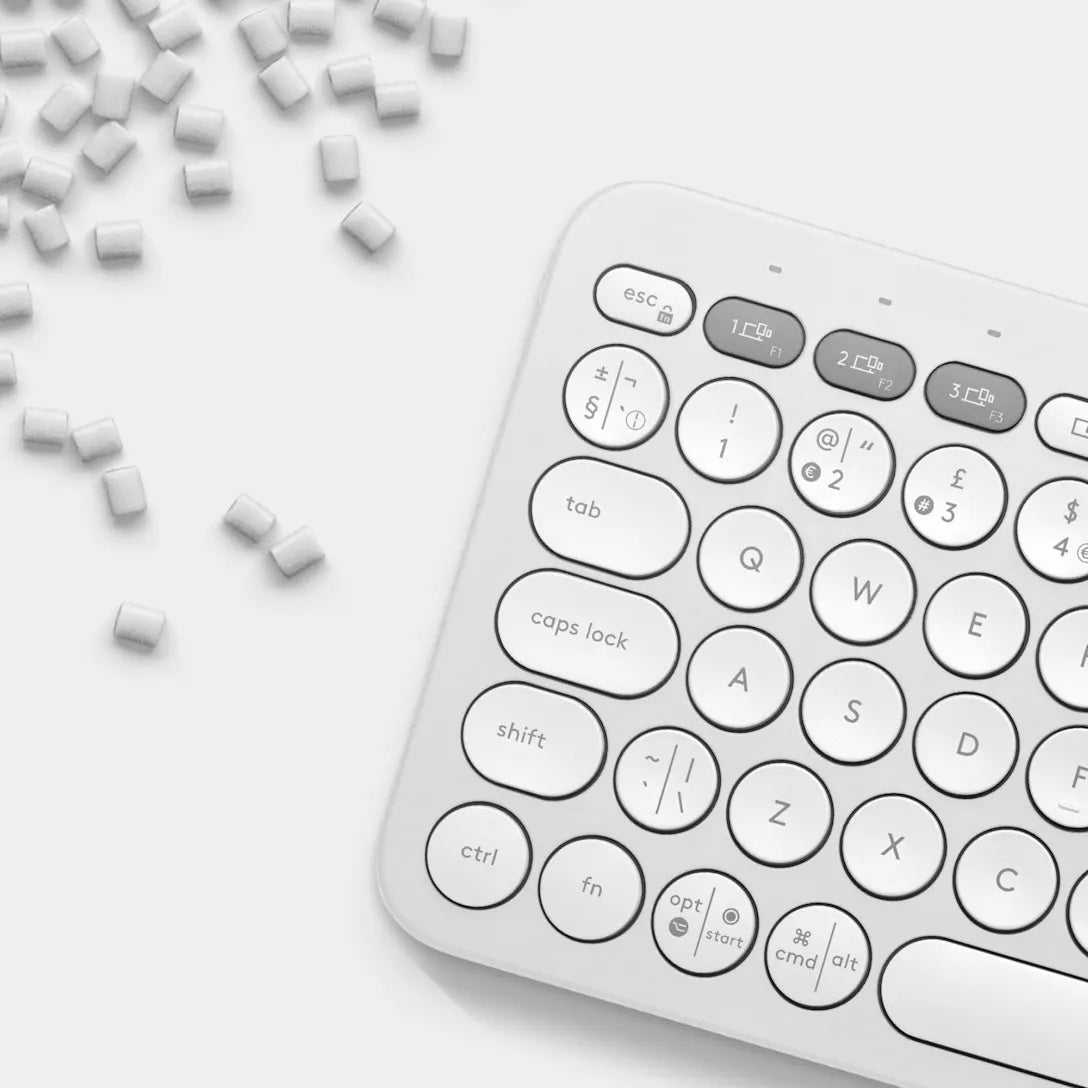 Logitech - Keyboard - Wireless - White