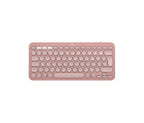 Logitech - Keyboard - Wireless - Rose - Con Bluetooth