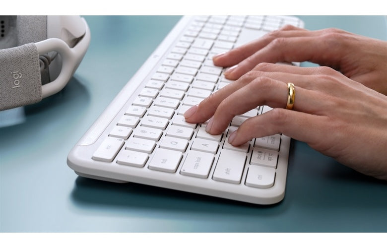 Logitech Signature Slim K950 - Keyboard - Spanish - Off white