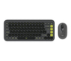 Logitech - Pop Icon Combo - Keyboard and mouse set - Spanish - Graphite