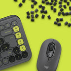 Logitech - Pop Icon Combo - Keyboard and mouse set - Spanish - Graphite