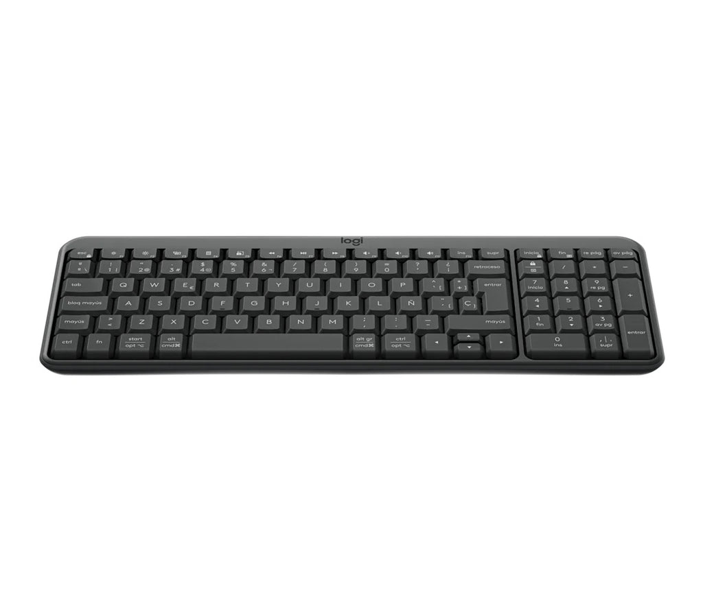 Logitech -K250 Compact Bluetooth Wireless Keyboard - Spanish - Graphite