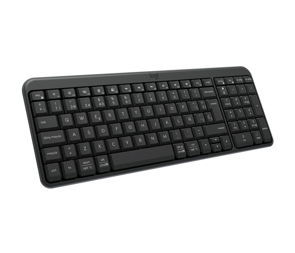 Logitech -K250 Compact Bluetooth Wireless Keyboard - Spanish - Graphite