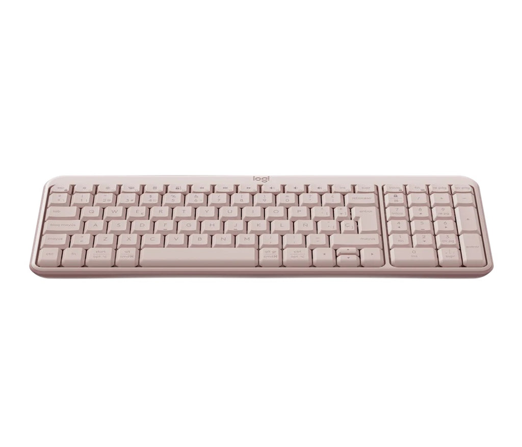 Logitech-K250 Compact Bluetooth Wireless Keyboard - Spanish - Rose