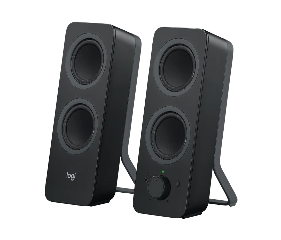 Logitech Z207 Bluetooth Computer Speakers - Altavoces - para PC - canal 2.0 - inalámbrico - Bluetooth - 5 vatios (Total) - negro