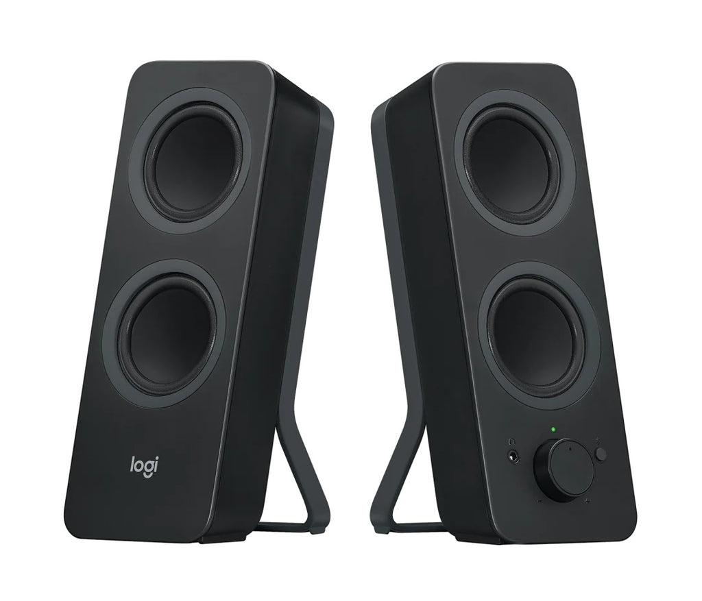 Logitech Z207 Bluetooth Computer Speakers - Altavoces - para PC - canal 2.0 - inalámbrico - Bluetooth - 5 vatios (Total) - negro