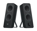 Logitech Z207 Bluetooth Computer Speakers - Altavoces - para PC - canal 2.0 - inalámbrico - Bluetooth - 5 vatios (Total) - negro