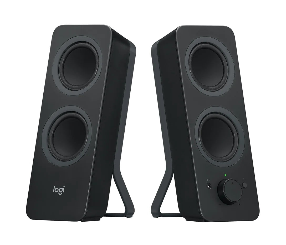 Logitech Z207 Bluetooth Computer Speakers - Altavoces - para PC - canal 2.0 - inalámbrico - Bluetooth - 5 vatios (Total) - negro