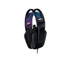 Logitech G G335 Wired Gaming Headset - Auricular - tamaño completo - cableado - conector de 3,5 mm - negro - certificado Discord