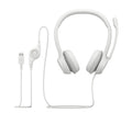 Logitech H390 Wired Headset for PC/Laptop, Off-white - Auricular - en oreja - cableado - USB-A - blanco hueso