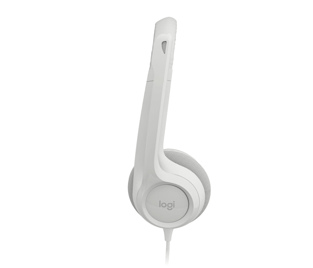 Logitech H390 Wired Headset for PC/Laptop, Off-white - Auricular - en oreja - cableado - USB-A - blanco hueso
