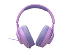 JBL Quantum 100M2 - Auriculares con diadema - Cableado - Púrpura- Respuesta de frecuencia 20 Hz - 20 kHz - Conector de 5.5mm -Tipo de micrófono Asta desmontable