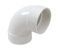 Union de codo para tuberias PVC T-VISION, 20mm Blanco
