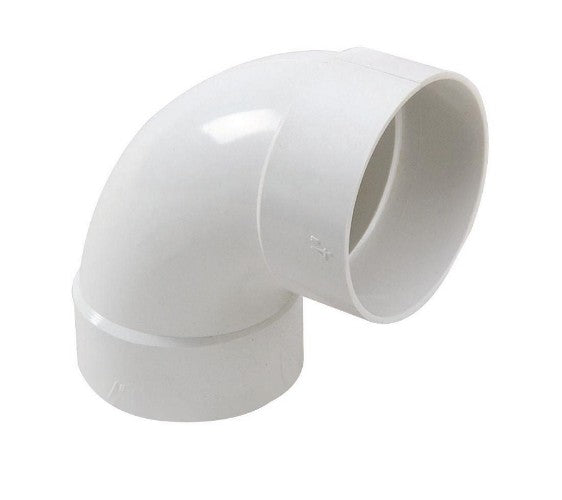 Union de codo para tuberias PVC T-VISION, 20mm Blanco