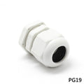 Conector de plastico PG19 blanco T-VISION, para Caja de interruptores con orificios de 25 mm, IP65