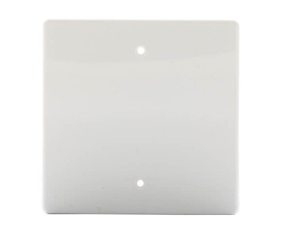 Tapa de Cajas para tuberias PVC T-VISION, 86x86mm Blanco