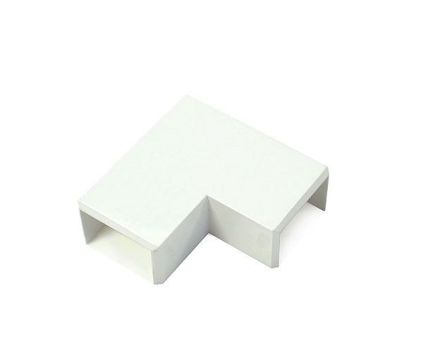 Union de Angulo Plano de PVC T-VISION, 30 x15mm Blanco