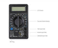MULTIMETRO DIGITAL MIYAKO USA. 6 FUN,19RANGOS, 3-1/2 DIGIT.,LCD 0.5, 9V,