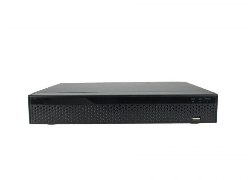 NVR T-VISION de 25CH H.265, 8MP, HD/VGA, hasta 2x16TB, 2xUSB, 1xRJ45, 4K Suport.