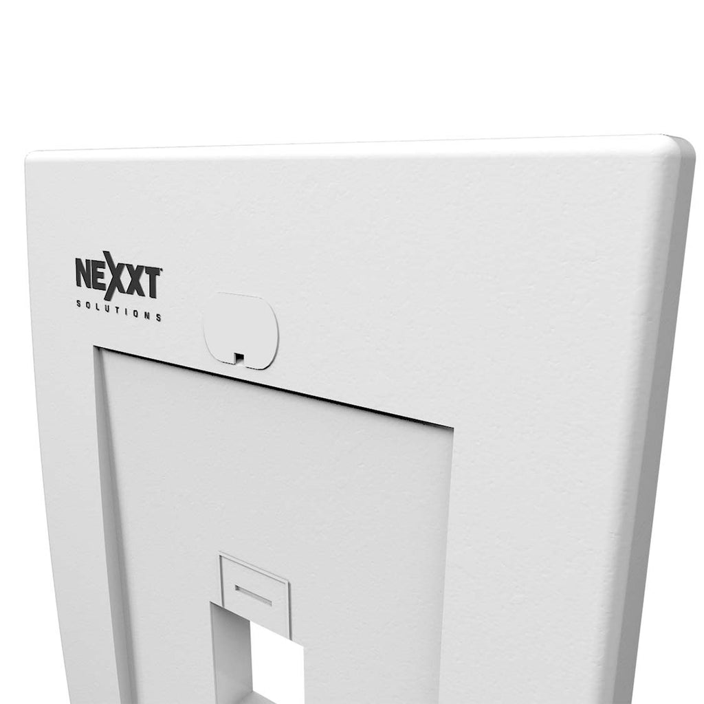 Nexxt - Placa de montaje - blanco - 1 puerto