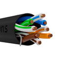 Nexxt Solutions Infrastructure - Outdoor UTP Cat5e - Cable 4P 24AWG - CMX - 305m / 1000ft - negro