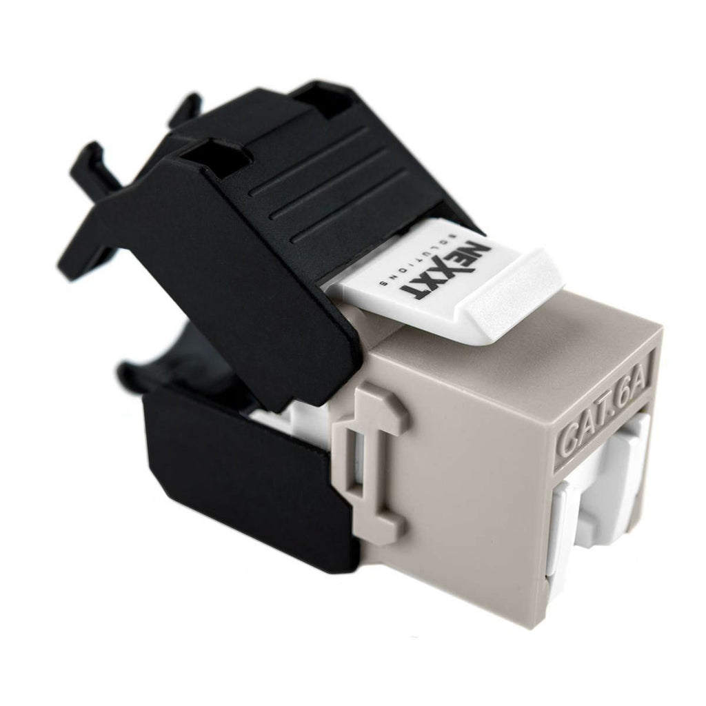 Nexxt Solutions Infrastructure - Keystone Jack - Cat6A - Unshielded Toolless