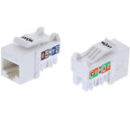 Nexxt Solutions Infrastructure - Keystone Jack - Category 6 - Cat6 Unshd KJ White