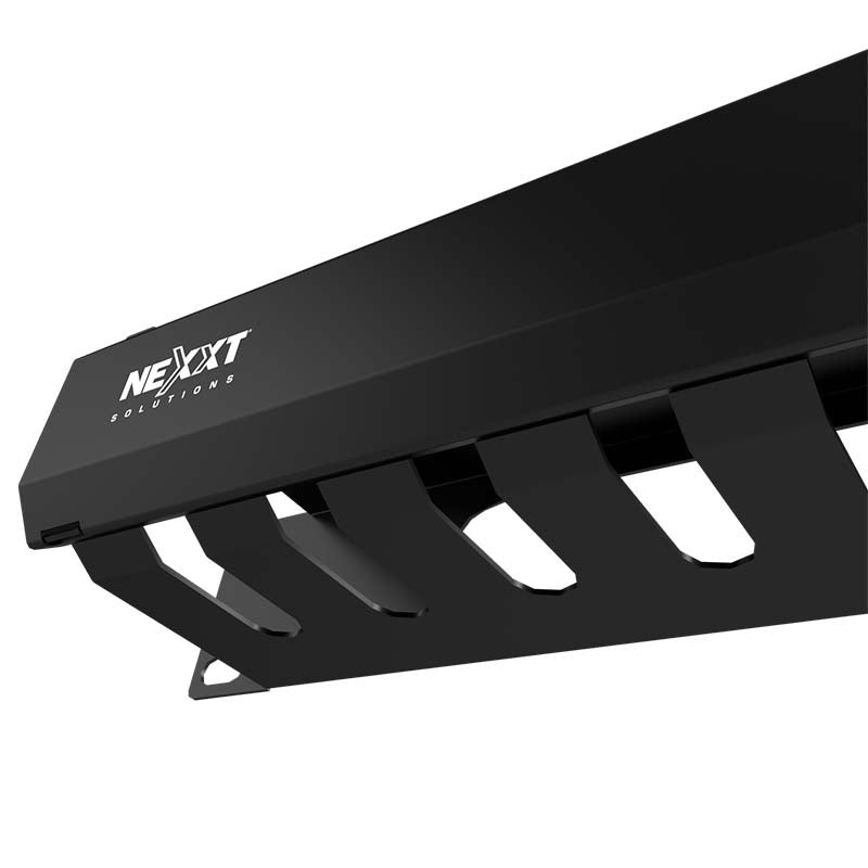 Nexxt Solutions - Conducto de organización de cables de bastidor (horizontal) - 1U - 19"