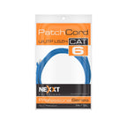 Nexxt Solutions - Patch cable - UTP - RJ-45 - Azul - Cat6 - 30cm