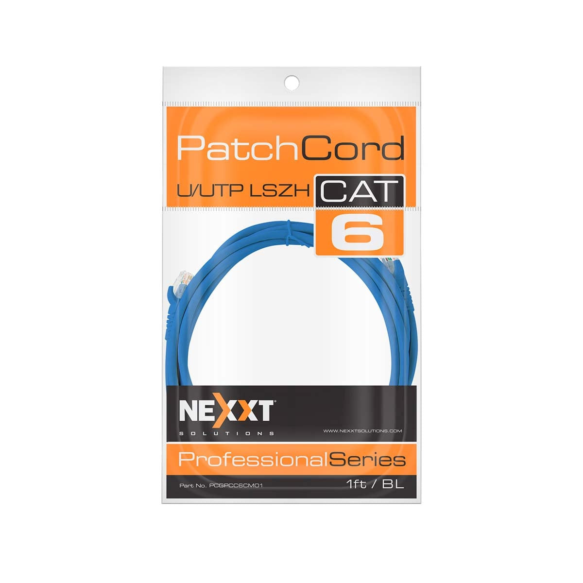 Nexxt Solutions - Patch cable - UTP - RJ-45 - Gris - Cat6 - 30cm