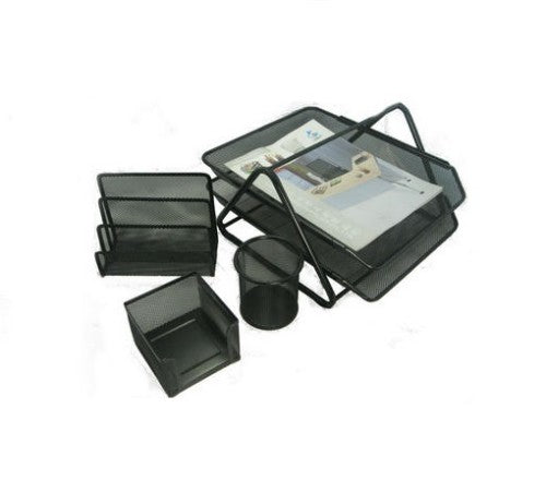 ORGANIZADOR DE ESCRITORIO 4 PIEZAS.