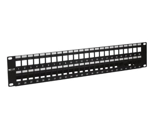 PATCH PANEL LANPRO Modular RJ45 SIN Keystone Jack 48 PUERTO,