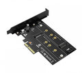 Tarjeta PCI Express para disco duro M.2 x1 y NVMe x1