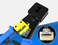 PINZA PARA ARMAR CABLE RJ45, 8P/6P, T-VISION WDT-268R