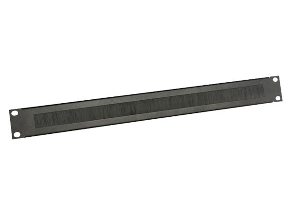 Tapa Ciega de Acero T-VISION 1U de 19" con barra de cepillo