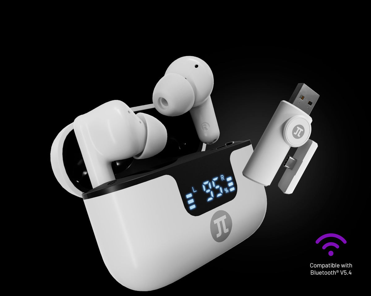 Primus Gaming - True wireless earphones - Para Cellular phone / Para Computer / Para Game console / Para Portable electronics - Wireless - Includes 2.4 Dongle